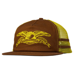 ANTIHERO BASIC EAGLE SNAPBACK BROWN / MUSTARD