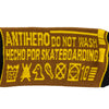 ANTIHERO HECHO POR SKATE EMB SOCK BROWN / YELLOW / BLACK