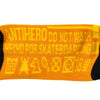 ANTIHERO HECHO POR SKATE EMB SOCK ORANGE / YELLOW / BLACK