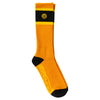 ANTIHERO HECHO POR SKATE EMB SOCK ORANGE / YELLOW / BLACK