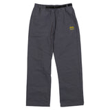 KROOKED EYES RIPSTOP PANT CHARCOAL / YELLOW EMBROIDERY