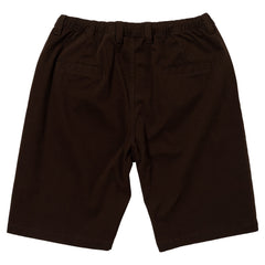 KROOKED EYES TWILL SHORT BROWN