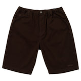 KROOKED EYES TWILL SHORT BROWN