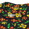 KROOKED ALOHA FLOWERS BUTTON-UP SHIRT BLACK / MULTICOLOR