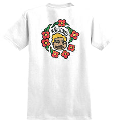 KROOKED KROOKED MG TEE WHITE w/ MULTI COLOR PRINT