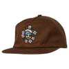 KROOKED SWEATPANTS REDUX SNAPBACK BROWN