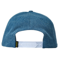 KROOKED EYES SNAPBACK WASHED DENIM / YELLOW