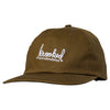 KROOKED SKRIPT STRAPBACK BROWN / WHITE