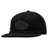 REAL OVAL SNAPBACK BLACK / BLACK