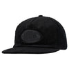 REAL OVAL SNAPBACK BLACK / BLACK