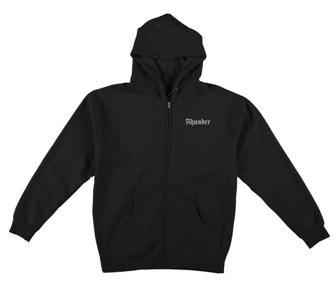 THUNDER WORLDWIDE ZIP HOOD BLACK / GREY