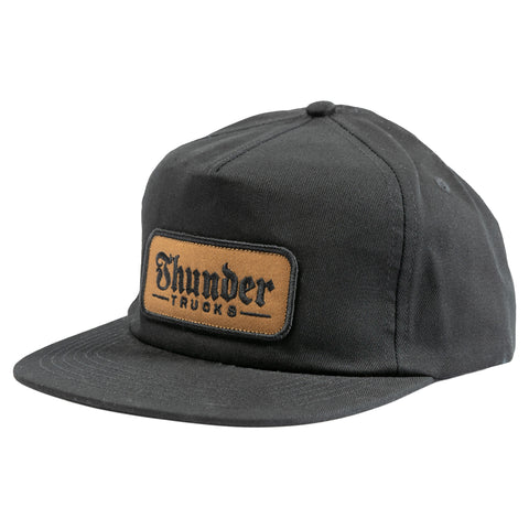 THUNDER SCRIPT PATCH SNAPBACK BLACK / BROWN