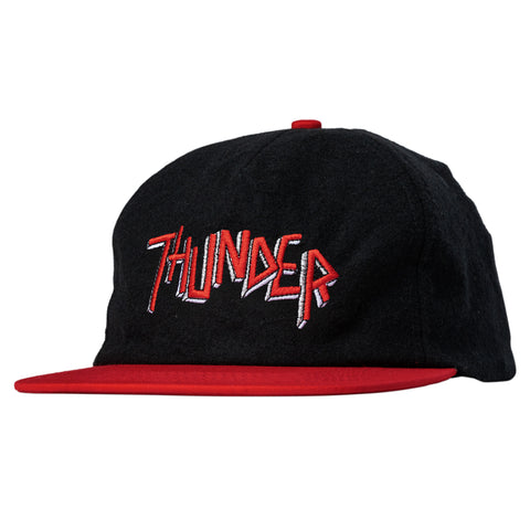 THUNDER NO MERCY SNAPBACK BLACK / RED