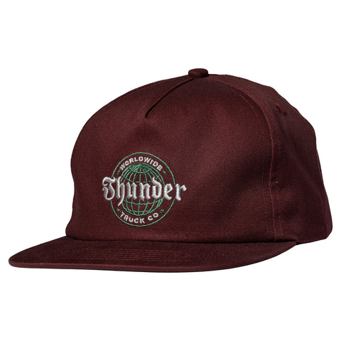 THUNDER WORLDWIDE SNAPBACK MAROON