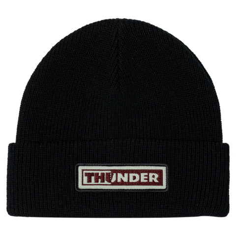 THUNDER BOLTS PATCH BEANIE BLACK / MAROON