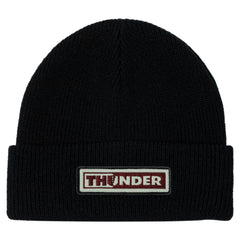 THUNDER BOLTS PATCH BEANIE BLACK / MAROON