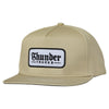 THUNDER SCRIPT PATCH SNAPBACK TAN