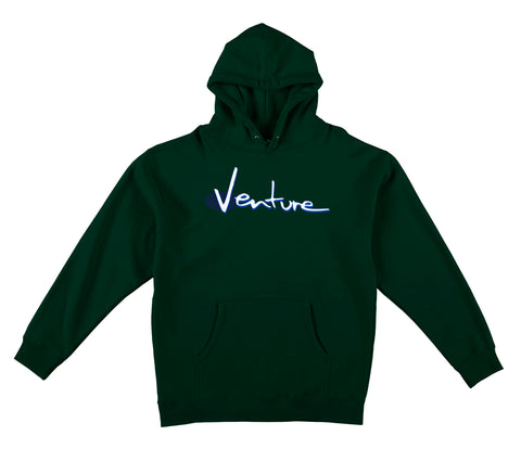 VENTURE '92 HOOD DARK GREEN w/ WHITE, BLUE & NAVY PRINT