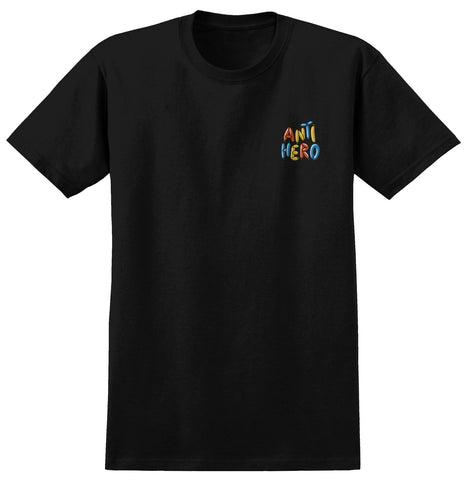 ANTIHERO BOZOS BALLOONS TEE BLACK / MULTICOLOR