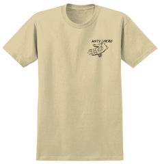 ANTIHERO EXPRESSIONS HAND TEE CREAM w/ BLACK PRINT