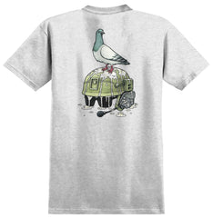 ANTIHERO LIBERTAD TEE ASH GREY w/ MULTICOLOR PRINT