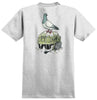 ANTIHERO LIBERTAD TEE ASH GREY w/ MULTICOLOR PRINT