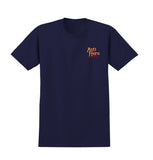 ANTIHERO HOMERS TEE NAVY w/ MULTI COLOR PRINTS
