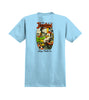 ANTIHERO JALOPI YARDBIRD TEE HEATHER LIGHT BLUE