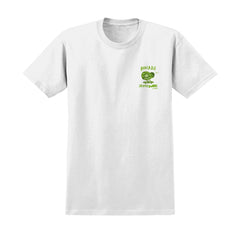 AVOCADO SKATEBOARDS TEE WHITE w/ MULTICOLOR PRINTS