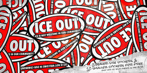 REAL ICE OUT STICKER PROMO PACK