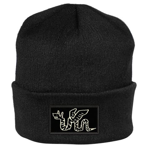 KROOKED NO MONSTER CUFF BEANIE BLACK