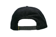 KROOKED X QUARTERSNACKS SNACK BIRDS SNAPBACK BLACK CORDUROY