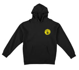 KROOKED X QUARTERSNACKS SNACKMAN HOOD BLACK w/ MULTICOLOR PRINTS