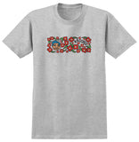 KROOKED SWEATPANTS REDUX TEE HEATHER GREY / MULTICOLOR