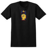 KROOKED TEETH TEE BLACK w/ MULTICOLOR PRINT