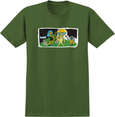 KROOKED STROLL TEE MILITARY GREEN