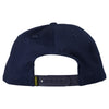 KROOKED CHROME ZONE SNAPBACK NAVY w/ MULTI COLOR PRINT