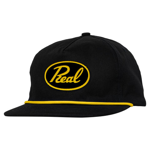 REAL SCRIPTED SNAPBACK BLACK / YELLOW