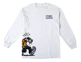 REAL COMIX L/S TEE WHITE