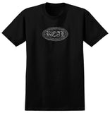 REAL BARBED OVAL TEE BLACK