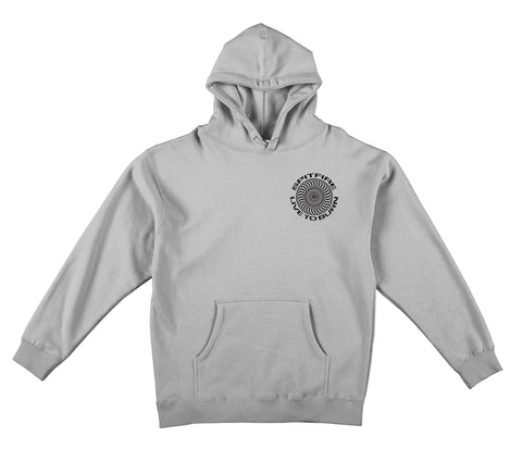 SPITFIRE LIVE TO BURN HOOD SMOKE GREY w/ BLACK & GREY PRINTS