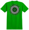 SPITFIRE LIVE TO BURN CLASSIC TEE KELLY GREEN w/ WHITE, BLACK, & GREEN PRINTS