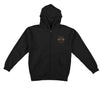 SPITFIRE SURE SHOT ZIP HOOD BLACK