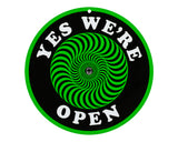 SPITFIRE OG CLASSIC OPEN / CLOSE SIGN