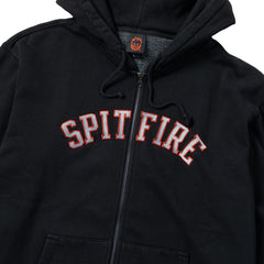 SPITFIRE TEAM LIL BIGHEAD ZIP HOOD BLACK VINTAGE WASH