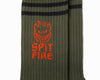 SPITFIRE BIGHEAD SOCK DARK GREEN / BLACK