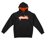 THERE GIARDIA HOOD BLACK / ORANGE