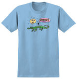 THERE ALLIGATOR TEE SKY BLUE