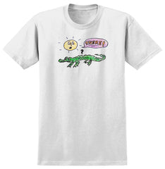 THERE ALLIGATOR TEE WHITE