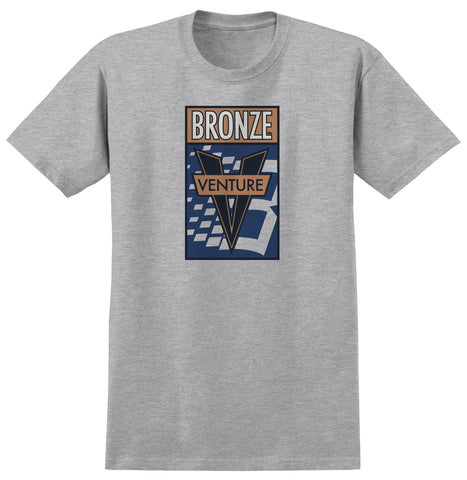 VENTURE X BRONZE AWAKE TEE HEATHER GREY